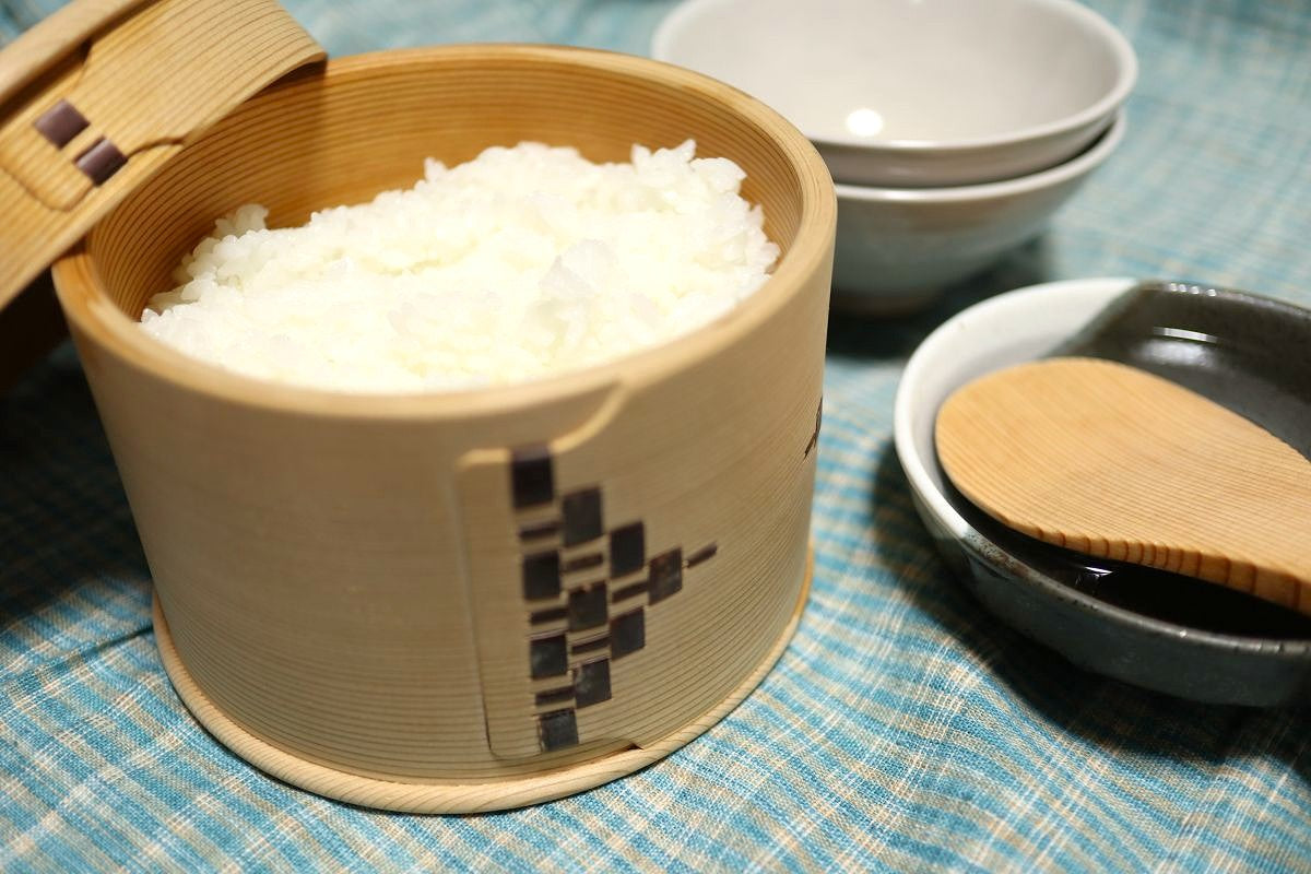 柴田慶信商店 天然杉 おひつ 6寸（3合用） 柴田慶信商店 天然杉 おひつ 6寸（3合用） 柴田慶信商店 曲げ