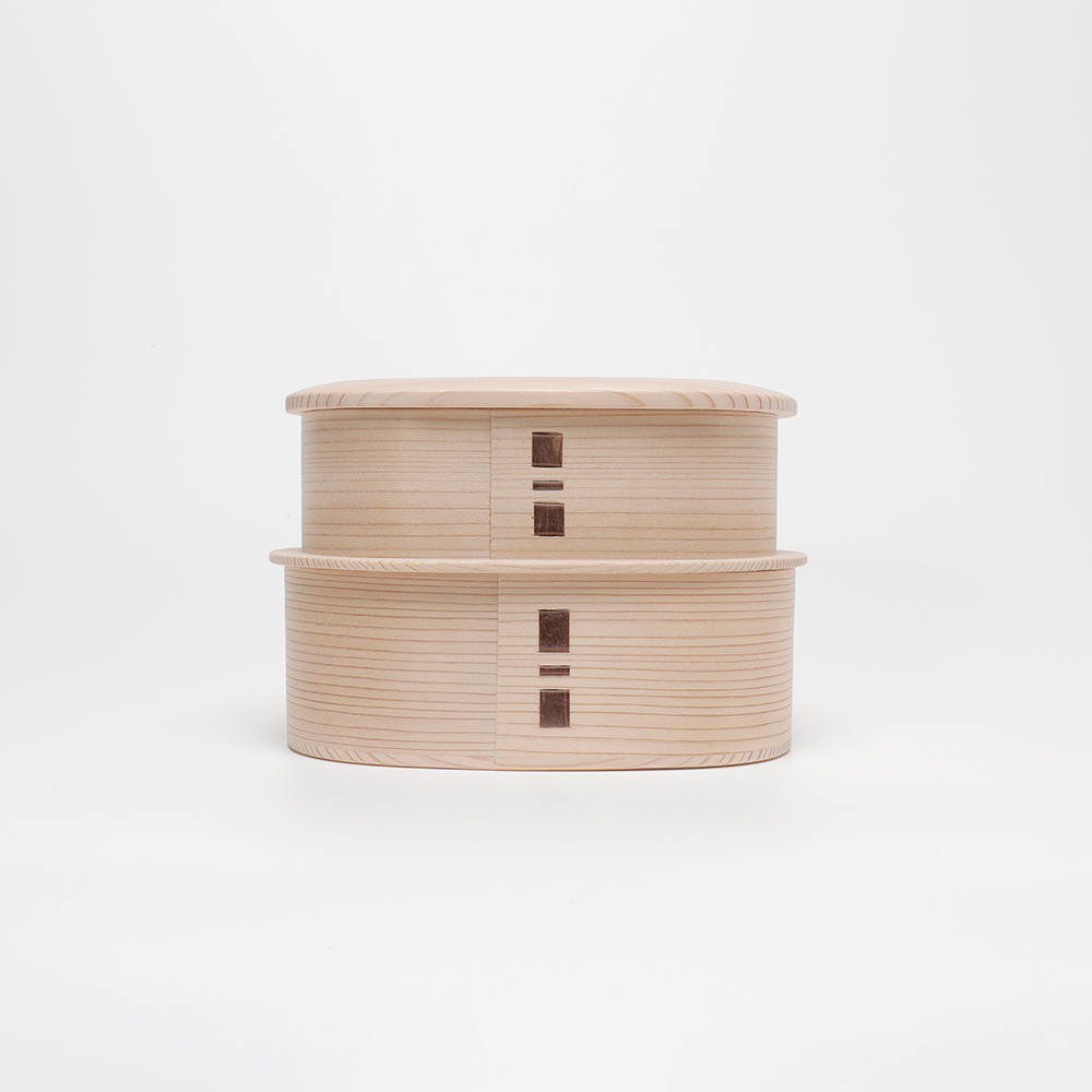 白木 漆 つくし弁当箱 入れ子 被せ蓋 | 柴田慶信商店 秋田県大館市 白木 漆 つくし弁当箱 入れ子 被せ蓋 | 柴田慶信商店 秋田県大館市