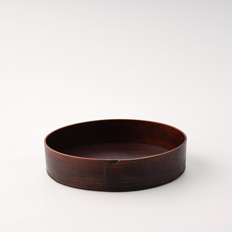 源平|オーバルトレイ|oval tray|brown