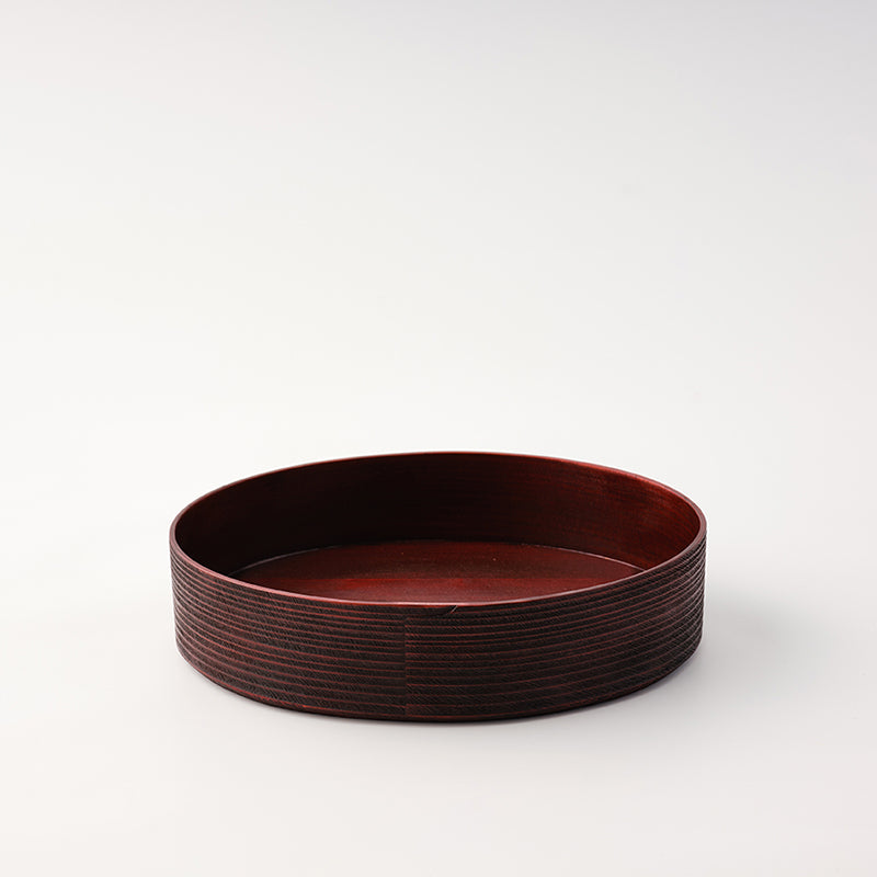 源平|オーバルトレイ|oval tray|red