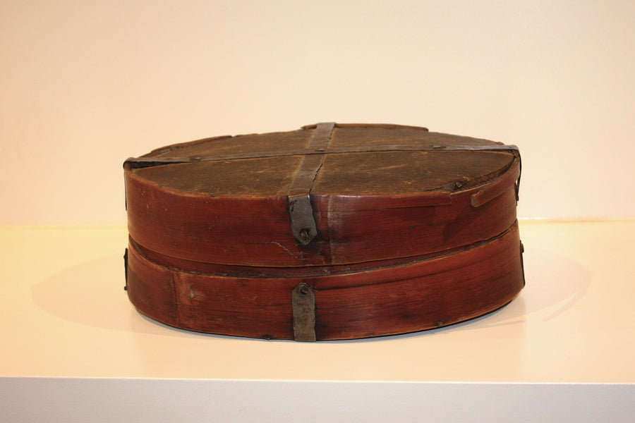 世界の曲げ物｜チベットのバターケース