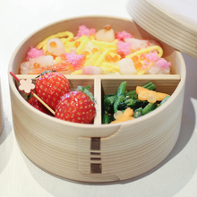 画像をギャラリービューアに読み込む, 2026年 桃の節句　丸弁当箱四寸五分
