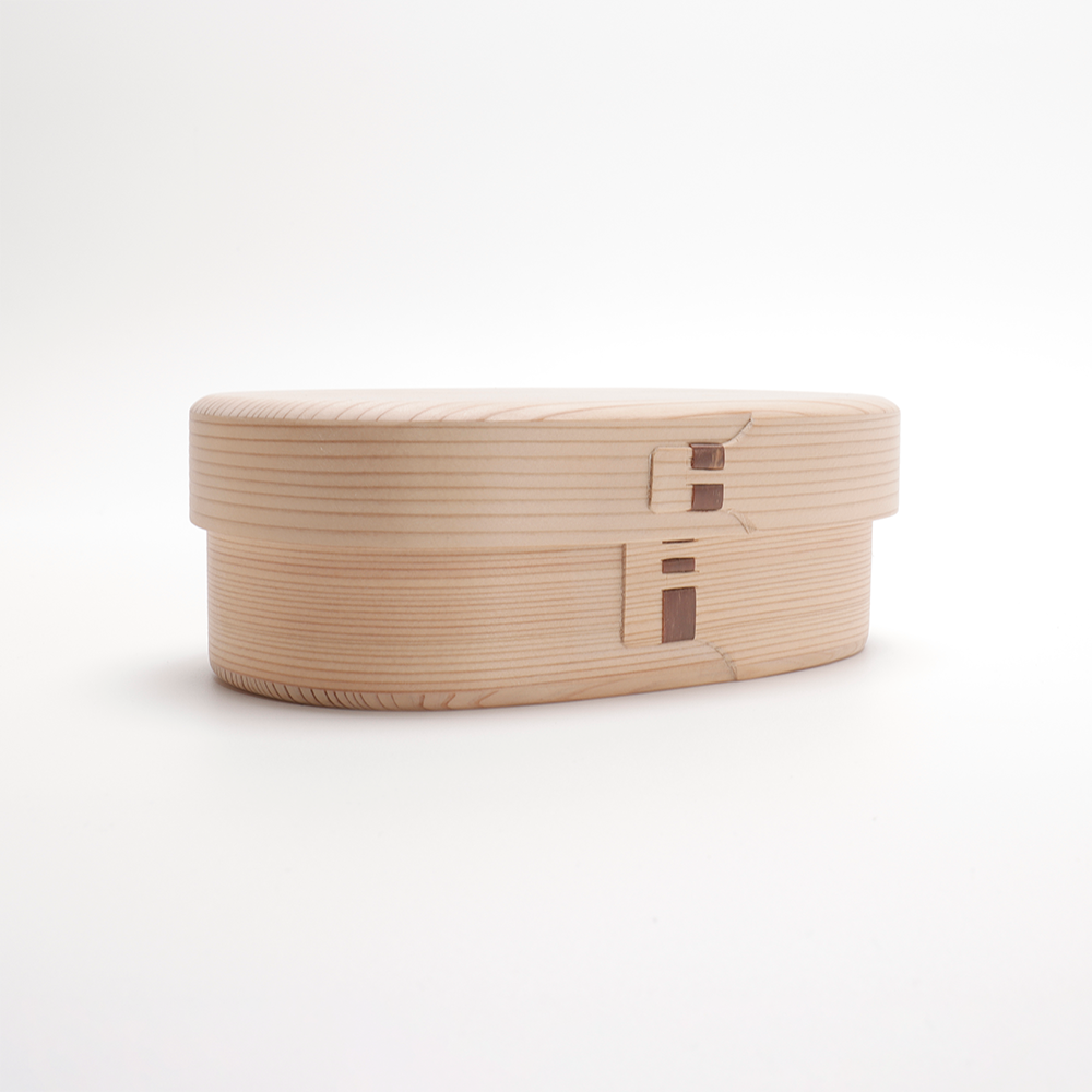 【新品】小判弁当箱 （柴田慶信商店）大サイズ 柴田慶信商店 大館 曲げわっぱ小判弁当箱 大 : FRANK暮らしの道具