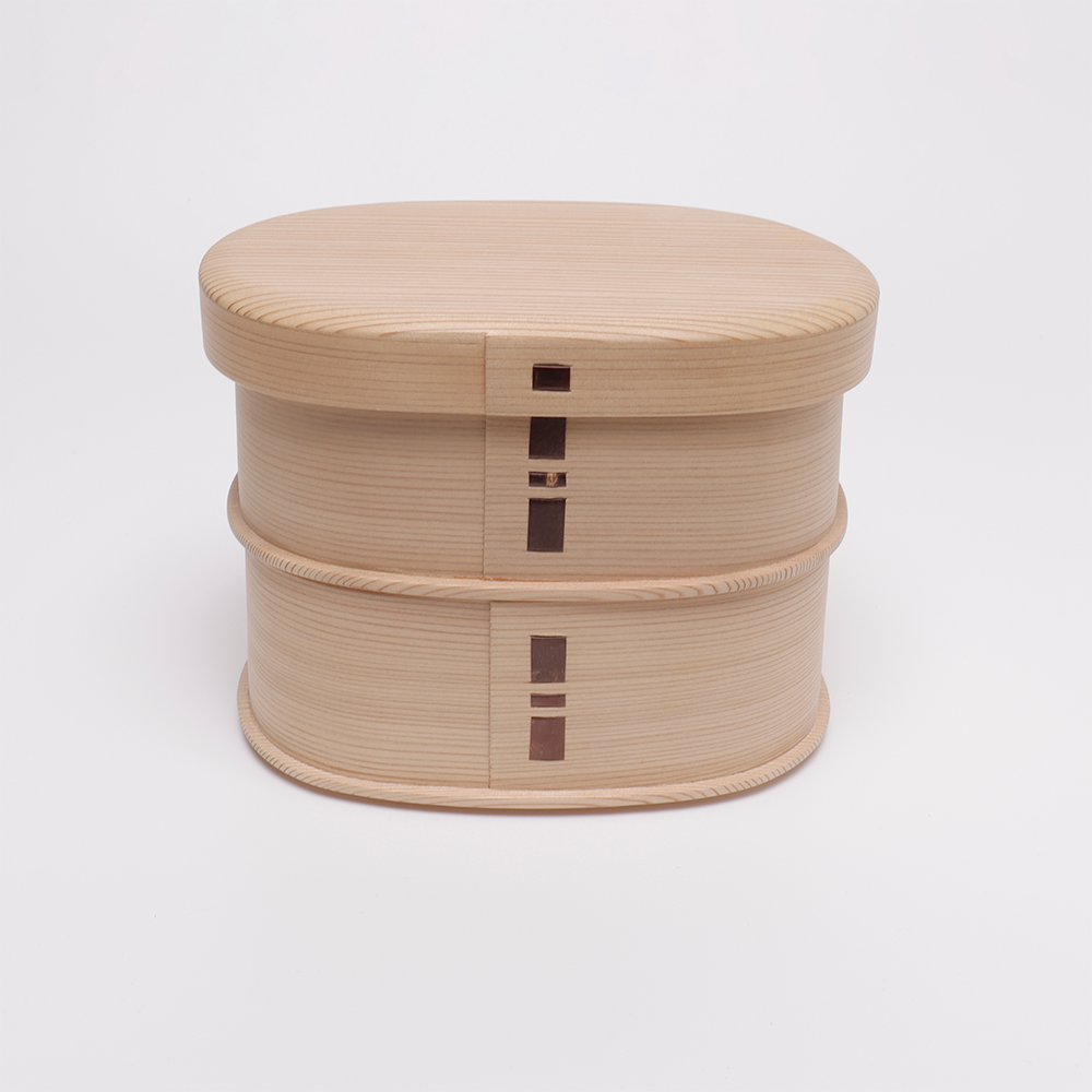 白木 漆 つくし弁当箱 入れ子 被せ蓋 | 柴田慶信商店 秋田県大館市 白木 漆 つくし弁当箱 入れ子 被せ蓋 | 柴田慶信商店 秋田県大館市