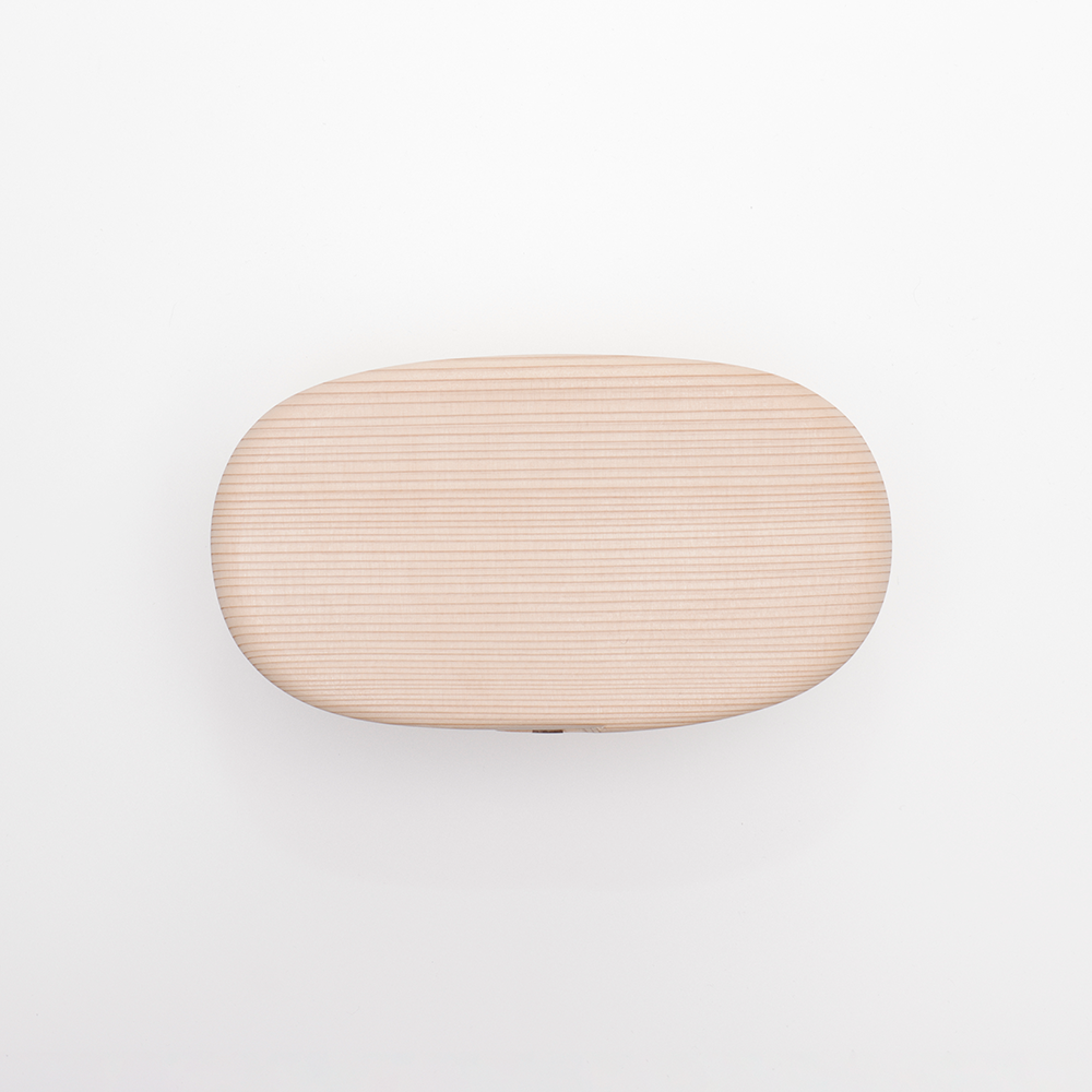 白木 こまち弁当箱 一段 二段 | 柴田慶信商店 秋田県大館市