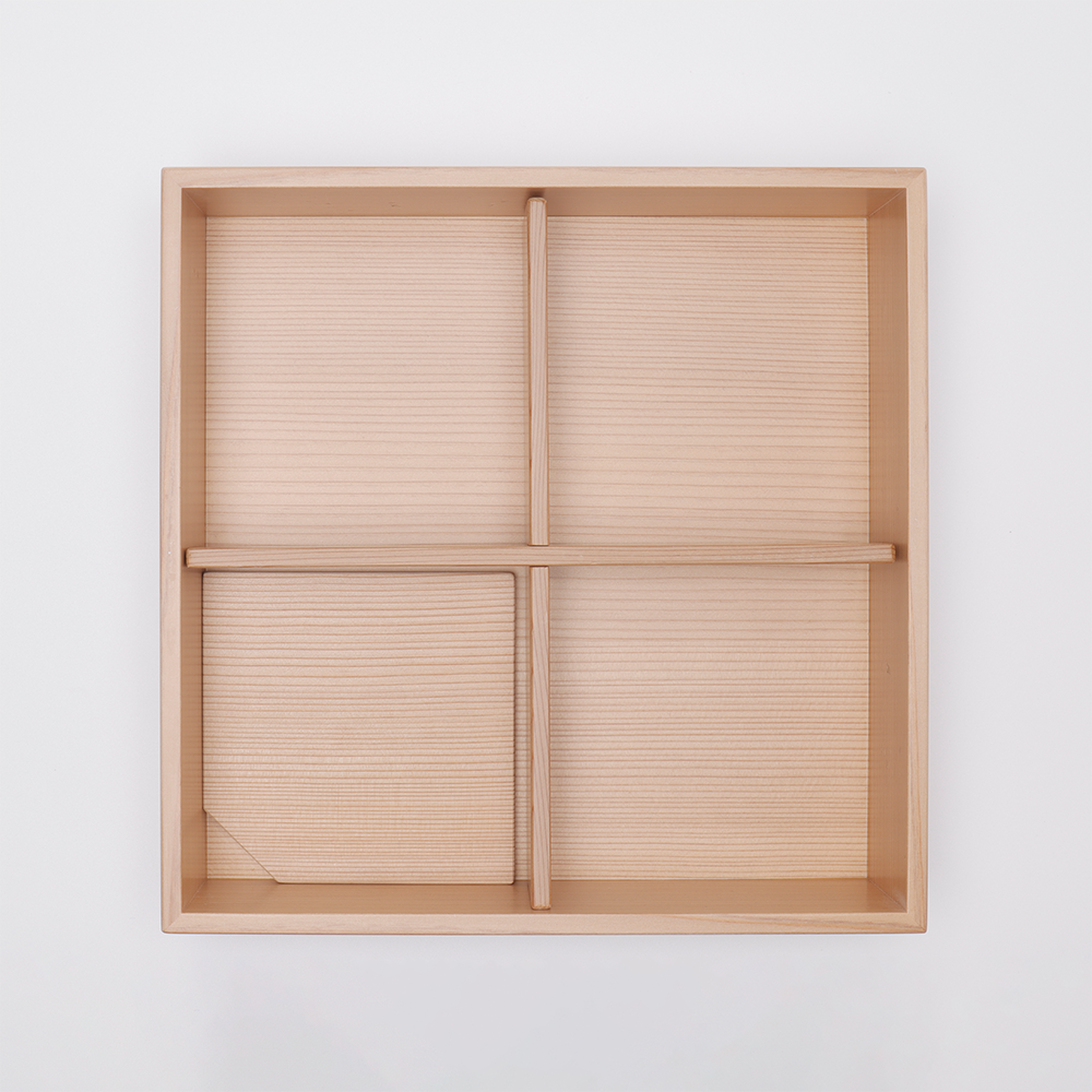 クリア 松花堂弁当箱 | 柴田慶信商店 秋田県大館市