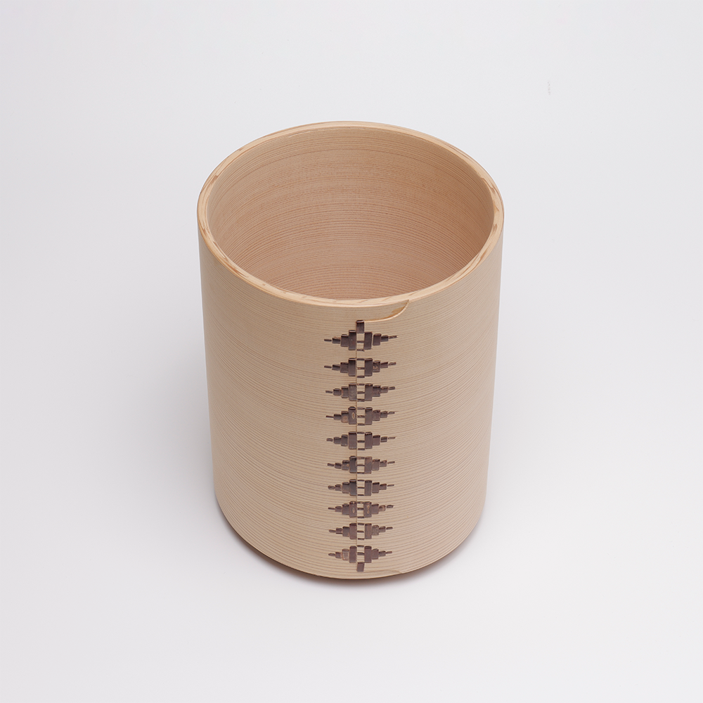 天然秋田杉の漆塗ボトルクーラー 天然秋田杉の漆塗ボトルクーラー 天然