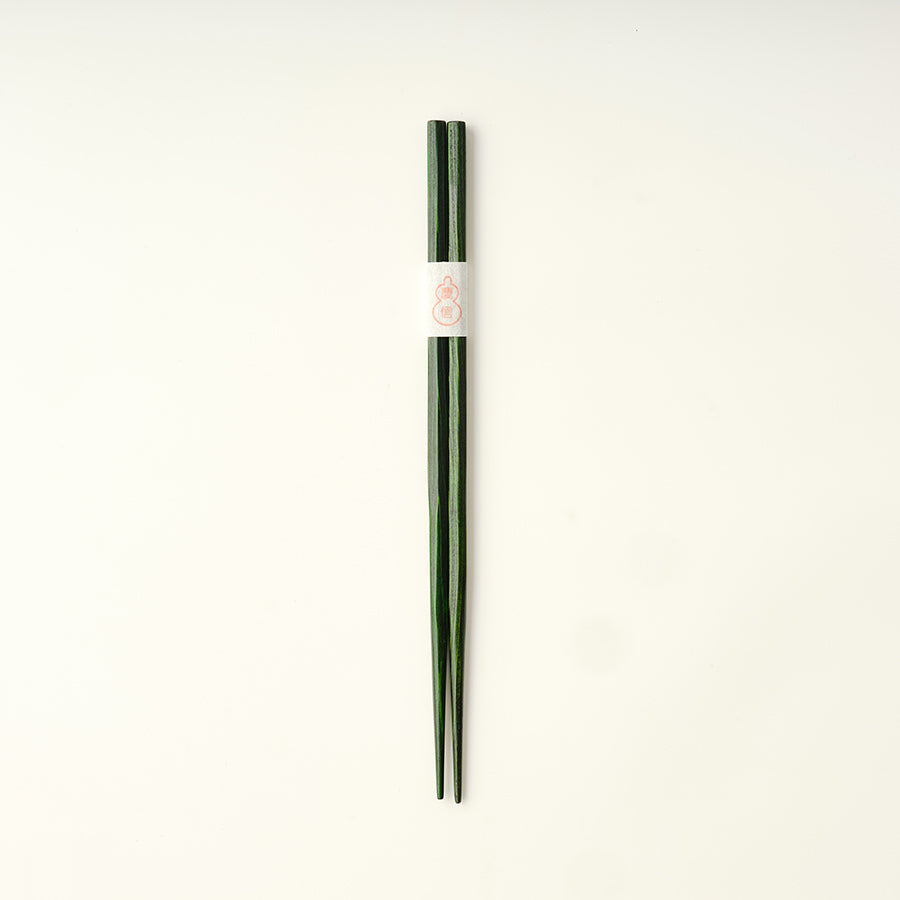 源平｜六角箸｜hexagonal chopsticks｜green